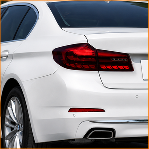 Feux arrière OLED à effet écailles <span class=keywords><strong>de</strong></span> dragon rouge fumé pour BMW Série 5 G30 G38 2018-2020, entièrement LED, Plug & Play, sans avertissement sonore - Product Image 4