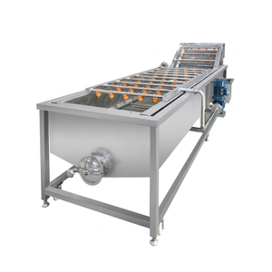 Machine à laver les fruits et légumes automatique à pression réglable, type bulle, en acier inoxydable 304, 500 kg/h - Product Image 1