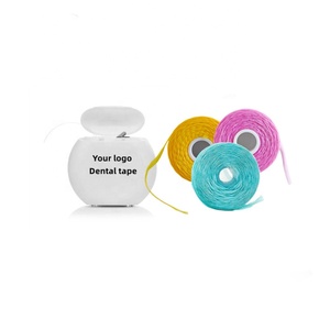<span class=keywords><strong>Filo</strong></span> <span class=keywords><strong>interdentale</strong></span> in plastica cerata in giallo rosa blu con espansione di bambù menta fragola limone qualsiasi aromi di frutta per la pulizia dei denti - Product Image 4
