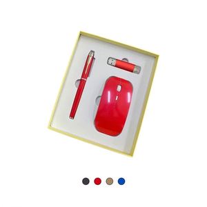 Promotional Custom Office <b>Gift</b> <b>Box</b> Set with Wireless Mouse USB Flash Drive and Pen - Product Image 1
