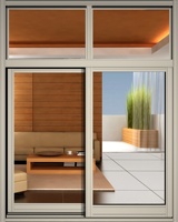 Ventana Horizontal Abatible de Aluminio para Sala de Estar, Venta al Por Mayor