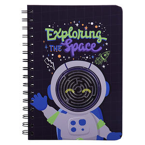 دفتر ملاحظات حلزوني تفاعلي A5 للأطفال مع أغلفة ألغاز ممتعة وغلاف ورقي ممتع - Product Image 4