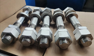 Customized A193 B7 Alloy Steel Nickel Plated Flange Head Screws Bolts - Product Image 3