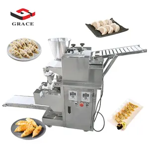 Fully Automatic Big Capacity Pastry Dumpling Machine Maker Dough Sheet Folding Empanada Samosa Machine