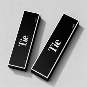 Conception personnalisée de luxe Boîte d'emballage pour ceinture et cravates Boîte de rangement pour noeud papillon Boîte de papier pour hommes d'affaires - Product Image 4