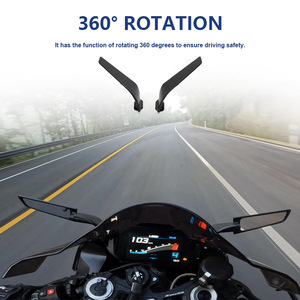 Parti Personalizzate per <span class=keywords><strong>Moto</strong></span> Deflettori Vento Specchietti Retrovisori Regolabili Rotanti per BMW S1000RR 2009-2018 - Product Image 5