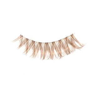 Siete Pares de Pestañas Postizas de Pelo Sintético Rizado 3D Marrón Hechas a Mano con Banda de Algodón Plástico y Cinta Transparente, Venta al Por Mayor en Pares - Product Image 5