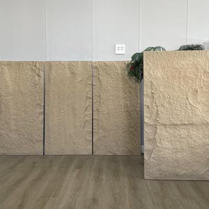 มีจําหน่ายในร่มกลางแจ้งน้ําหนักเบากันน้ํากอง<span class=keywords><strong>หิน</strong></span>โพลียูรีเทนผนัง PU แผ่น 3 มิติ - Product Image 2