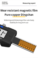Hengliang haute précision 0-25mm pied à coulisse numérique jauge de profondeur de bande de roulement de pneu pied à coulisse électronique en acier inoxydable pour pneu