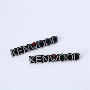 Custom Sound Logo Aluminum Name Plate Metal Nameplate For Sound Equipment