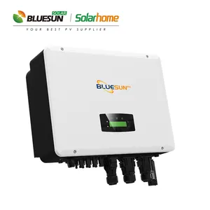 Bluesun Inverter tenaga surya hibrida, Inverter frekuensi rendah 30kW 50kW untuk rumah menggunakan 48V