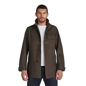 Wholesale Men's Outdoor Leisure Windbreaker Custom Logo Vintage Style Raincoat Men's Waterproof Jacket For Men