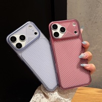 Coque de protection antichute en TPU respirant pour iPhone 18 Pro, 17 Pro Max, 16 et 15, avec dissipation thermique