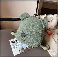 Sac à dos en peluche personnalisé mignon pour tout-petits, motif dessin animé, pour enfants, mini sac à dos en peluche pour l'école