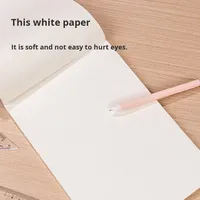 Deli WB540 Spiral Draft Notebook Blank Partition iertes Mathematik berechnungs papier mit Augenschutz für das Zeichnen von Schülern