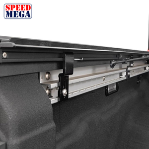 Couverture de benne rigide à trois volets encastrée pour Nissan Navara Frontier, couverture de benne en aluminium à profil bas, étanche et verrouillable - Product Image 4