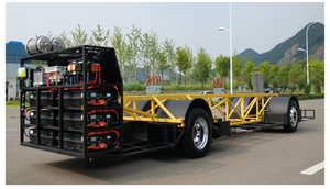 แชสซีรถบัสใหม่เอี่ยมจากโรงงาน OEM ปลอดมลพิษ 10 เมตร พร้อมชุดแบตเตอรี่แม่เหล็กซิงโครนัส - Product Image 4