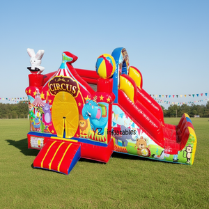 Castillo Inflable <span class=keywords><strong>de</strong></span> Juegos al Aire Libre con Tobogán para Niños, Diseño <span class=keywords><strong>de</strong></span> Dibujos Animados <span class=keywords><strong>de</strong></span> Toy Story - Product Image 1