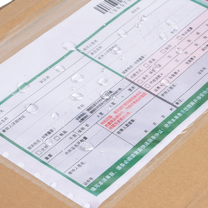 Sobres de lista de embalaje autoadhesivos transparentes, bolsa de envío/Correo, bolsas cerradas para recibos de embalaje, facturas - Product Image 6