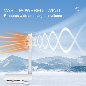 Ventilador con Clip de 1 a 100 Velocidades, Manguera Flexible con Ajuste Multiángulo, Ventilador de Escritorio Pequeño Recargable por USB para Hogar, Oficina, Viajes al Aire Libre - Product Image 5