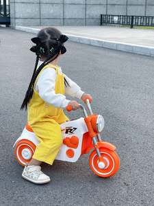 Детский трехколесный электромобиль на пульте управления для детей (унисекс) с педалями, складные пластиковые колеса из полиуретана - Product Image 6