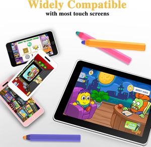 Stylet en silicone écologique pour enfants Écriture et <span class=keywords><strong>dessin</strong></span> fluides <span class=keywords><strong>sur</strong></span> l'écran tactile <span class=keywords><strong>Samsung</strong></span> Tab Ios Android - Product Image 4