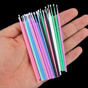 Brosses micro-brosses pour cils greffés et cotons-tiges pour le retrait des cils, 100 pièces/sac, brosse de retrait pour cils greffés - Product Image 5
