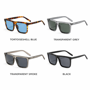 Gafas <span class=keywords><strong>de</strong></span> <span class=keywords><strong>Sol</strong></span> Polarizadas <span class=keywords><strong>de</strong></span> Diseño <span class=keywords><strong>para</strong></span> Hombre, al por Mayor, con Etiqueta Privada, Cuadradas, Negras, con Protección UV - Product Image 4