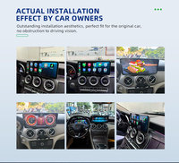 Autoradio multimédia Android 10,25 pouces, nouveau design, écran tactile capacitif GPS, montage sur tableau de bord, pour Mercedes