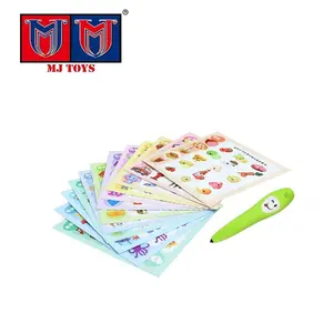 education intelligent language english learning pen with 12 cards
