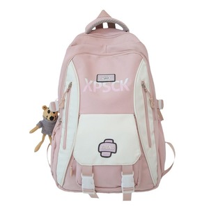 Un sac à dos léger et polyvalent pour étudiants universitaires, un design de <span class=keywords><strong>lettre</strong></span> tendance de grande capacité pour les femmes, un couple décontracté Going O - Product Image 5