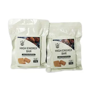 Halal açúcar livre alta proteína bar emergência biscoitos sobrevivência rações alimentares