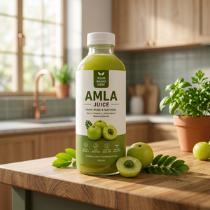 Jus d'Amla (Gooseberry Indien) Marque Blanche 500ml – Extrait Naturel de Fruit d'Amla Premium Pressé à Froid – Antioxydant et Soutien Immunitaire pour Enfants et Adultes - Product Image 3