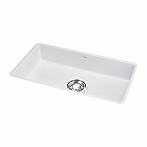 [BAEKJO] ENAMEL 860 WHITE Premium SinkBowl with Enamel Coating for Excellent <b>Scratch</b> Resistance and Long Use Life - Product Image 2