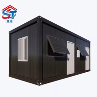 Casa Modular Prefabricada Desmontable, Resistente a Terremotos, Impermeable y Retardante de Llama, Edificio Temporal Duradero