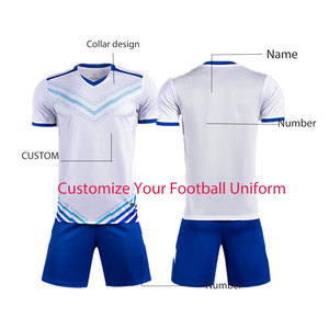 Venta al por mayor, camisetas de fútbol personalizadas de secado rápido para hombres, camisetas personalizadas, camisetas de fútbol y conjuntos de uniformes, conjuntos de camisetas de sublimación - Product Image 5