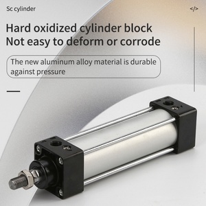 Nuevo Cilindro Neumático SC32x25 Estándar, Diámetro 32mm, Material de Aluminio, Gran Empuje, Doble Acción, Personalizable, Piezas Neumáticas 1 - Product Image 5