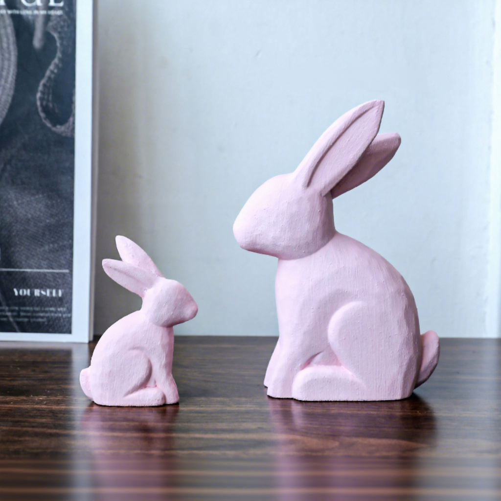 Un ensemble rose fleur de cerisier pour le lapin