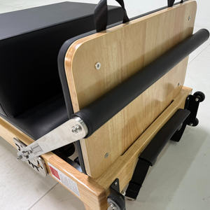 Lit de Pilates pliable en bois de chêne, design pliable facile pour le rangement - Product Image 4