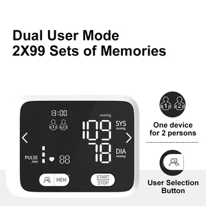 MDR Aprovado Tensiômetro Digital Pulso BP Monitor Máquina Elétrica Pressão Arterial Sphygmomanomet - Product Image 3