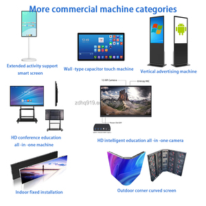 ZDHQ Fabrication directe Écran tactile intelligent 4K 55 pouces avec partage sans fil Système Android Anti-reflet Tableau interactif pour réunion - Product Image 2