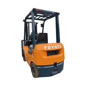 Chariot élévateur hydraulique diesel mini 1,5T d'occasion, longueur de fourche 1220 mm, adaptabilité tout-terrain pour travaux de terrassement et de construction - Product Image 1