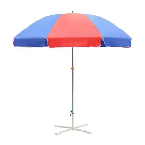 Fornitore della cina ombrellone esterno di grandi dimensioni giardino impermeabile ombrellone spiaggia stampa personalizzata ombrello all'aperto per il ristorante