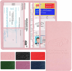 Portadocumentos Premium para Auto, para Tarjetas de Registro y Seguro, Licencia de Conducir y Otros Documentos Esenciales - Product Image 1