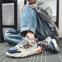Chaussures de sport décontractées en maille tendance 2026 à lacets, respirantes, absorbant les chocs, légères et confortables pour jeunes