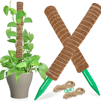 Support de plante en PVC pour plantes grimpantes, piquet de jardinage pour mousse, poteau de soutien pour plantes grimpantes, poteau de mousse pour plantes