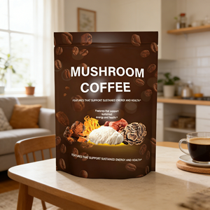Café instantané aux champignons 5 en 1 OEM ODM : extrait de Cordyceps Militaris, Reishi, Chaga et Crinière de <span class=keywords><strong>lion</strong></span> pour la santé - Product Image 1