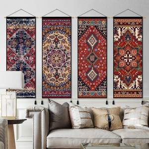 <span class=keywords><strong>Tapisserie</strong></span> Électrique Décorative Murale de Fond Marocain en Tissu Non-Tissé à Motif Floral de Style Traditionnel - Product Image 2