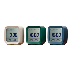 Reloj despertador Bluetooth Qingping con sensor táctil cuadrado y pantalla de temperatura y humedad para uso en escritorio y mesita de noche - Product Image 5