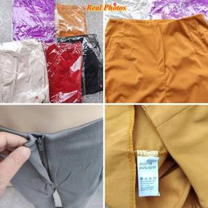 Pantalones de Vestir Informales de Verano para Mujer de Tiro Alto en Colores Sólidos Recién Llegados - Product Image 6